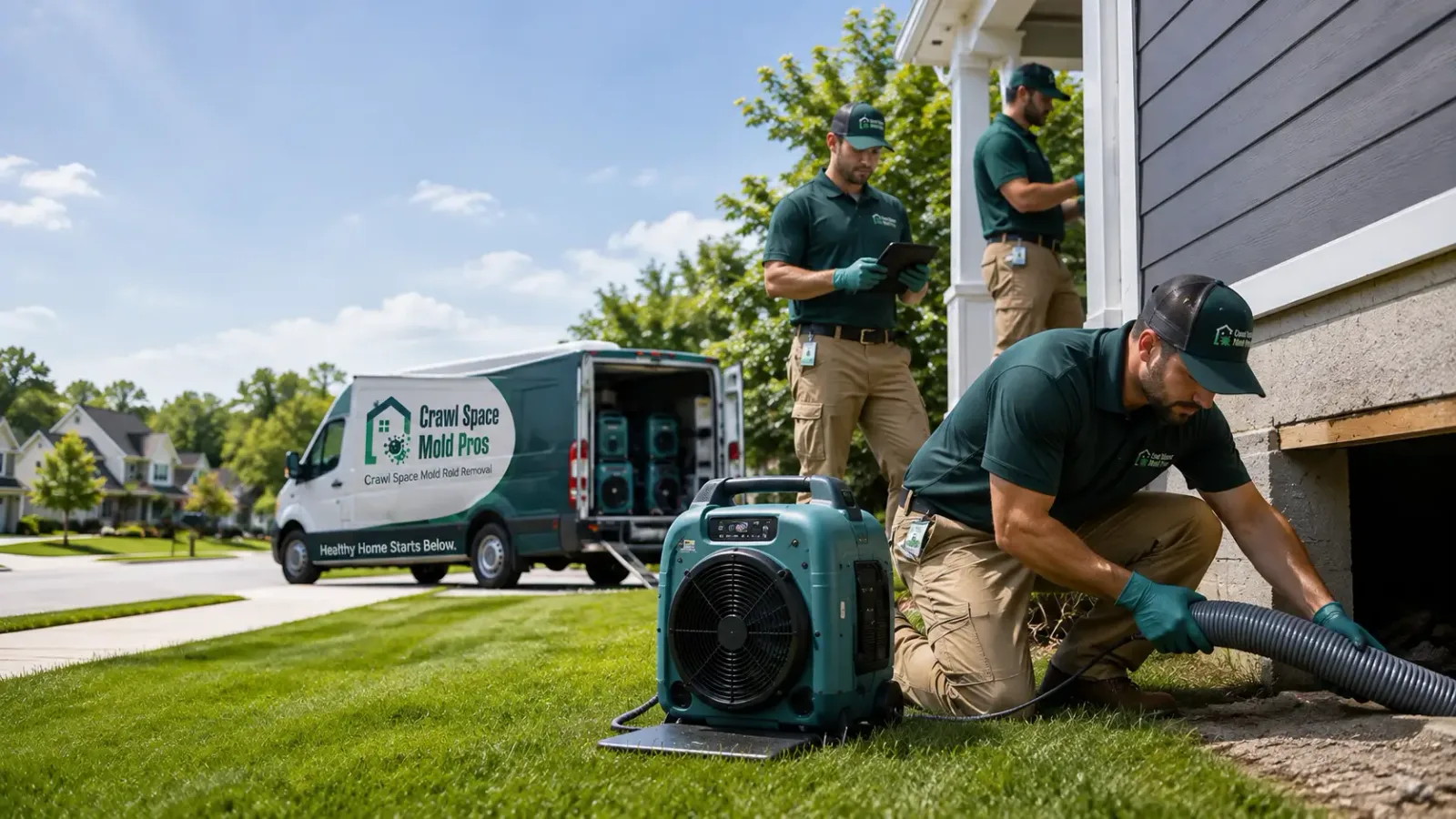 Crawl Space Mold Removal in Viborg, SD